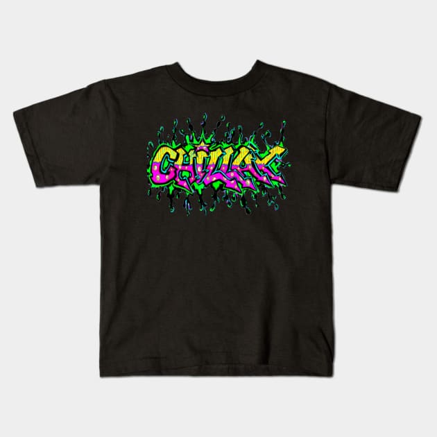 Spray can Graffiti Chill Chillax by LowEndGraphics Kids T-Shirt by LowEndGraphics